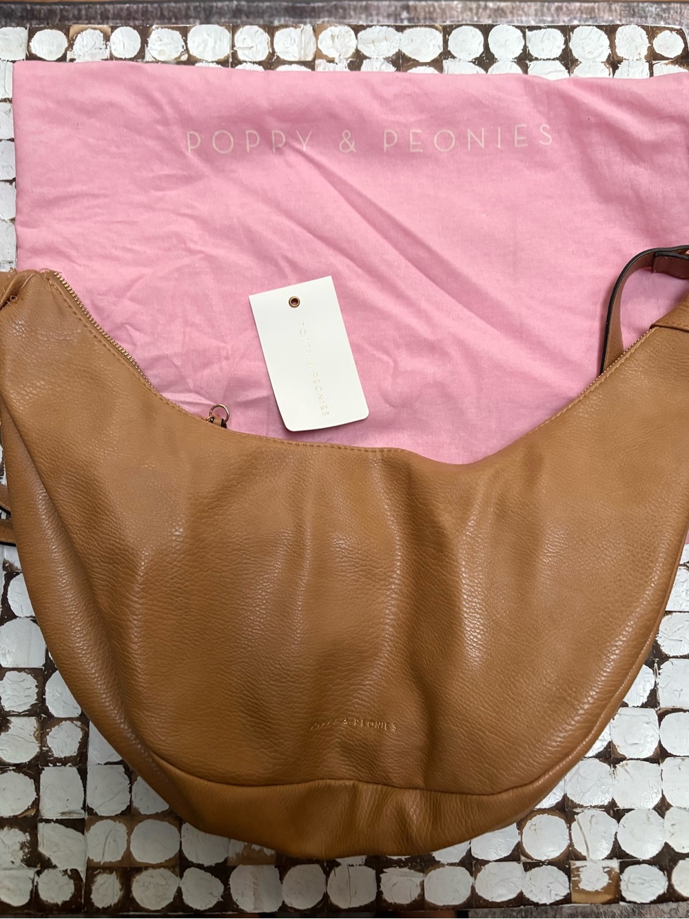 Poppy & Peonies ‘Over the Moon’ Hobo Bag - Picture 2 of 6